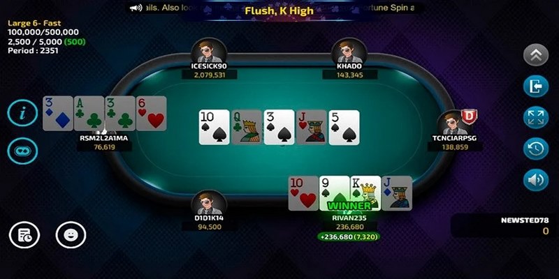 Luật chơi game đánh bài Poker I9BET đầy đủ nhất